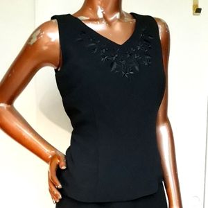 Like New Emma James Black Formal Blouse